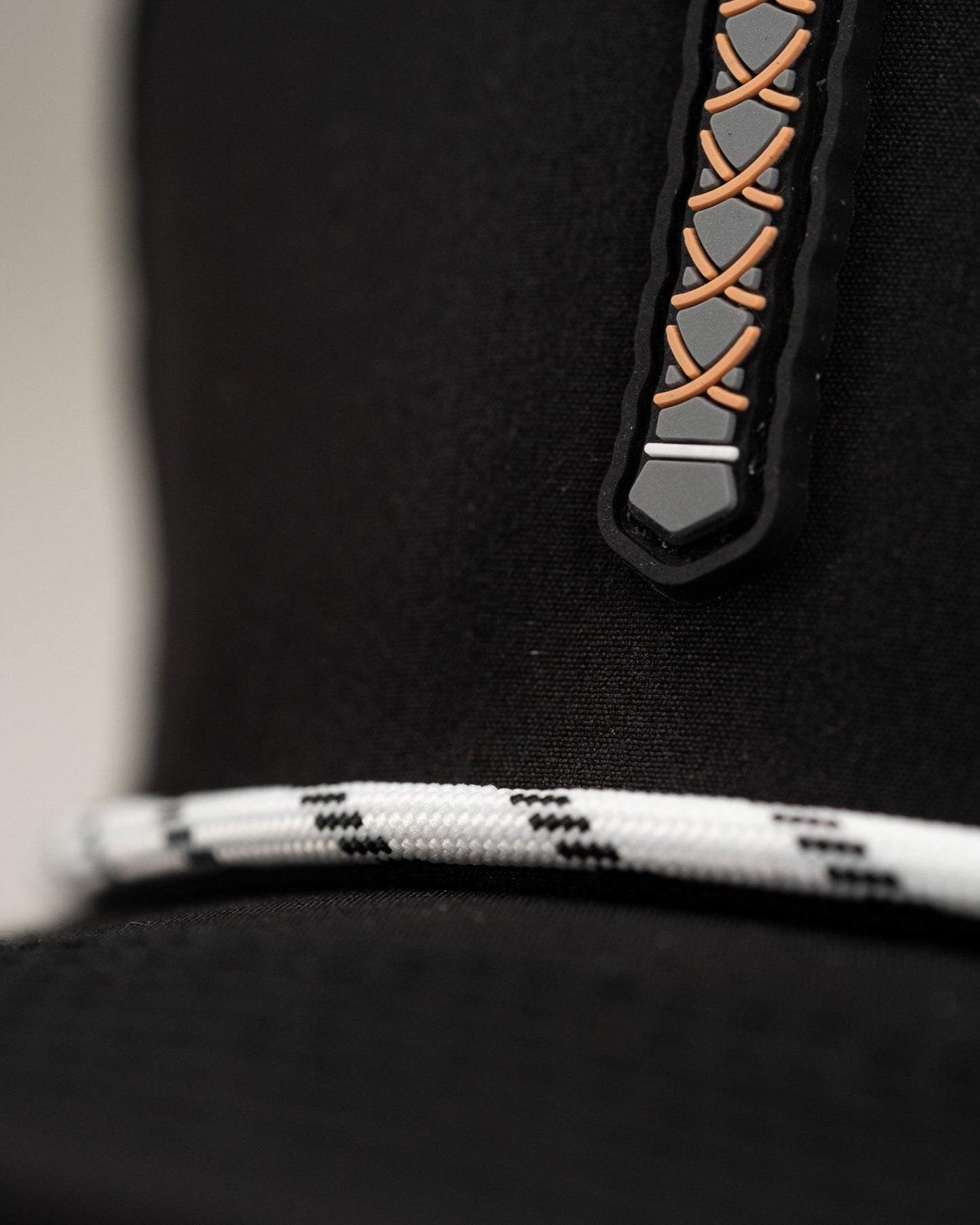 Thor's Hammer Black - Perforated Rope Hat - Pins and Aces
