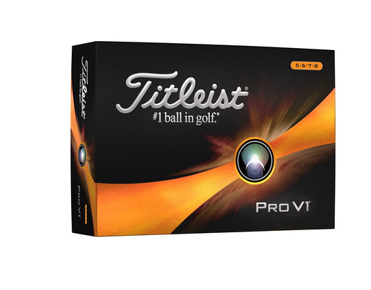 Titleist Pro V1 Golf Balls - White - High Numbers