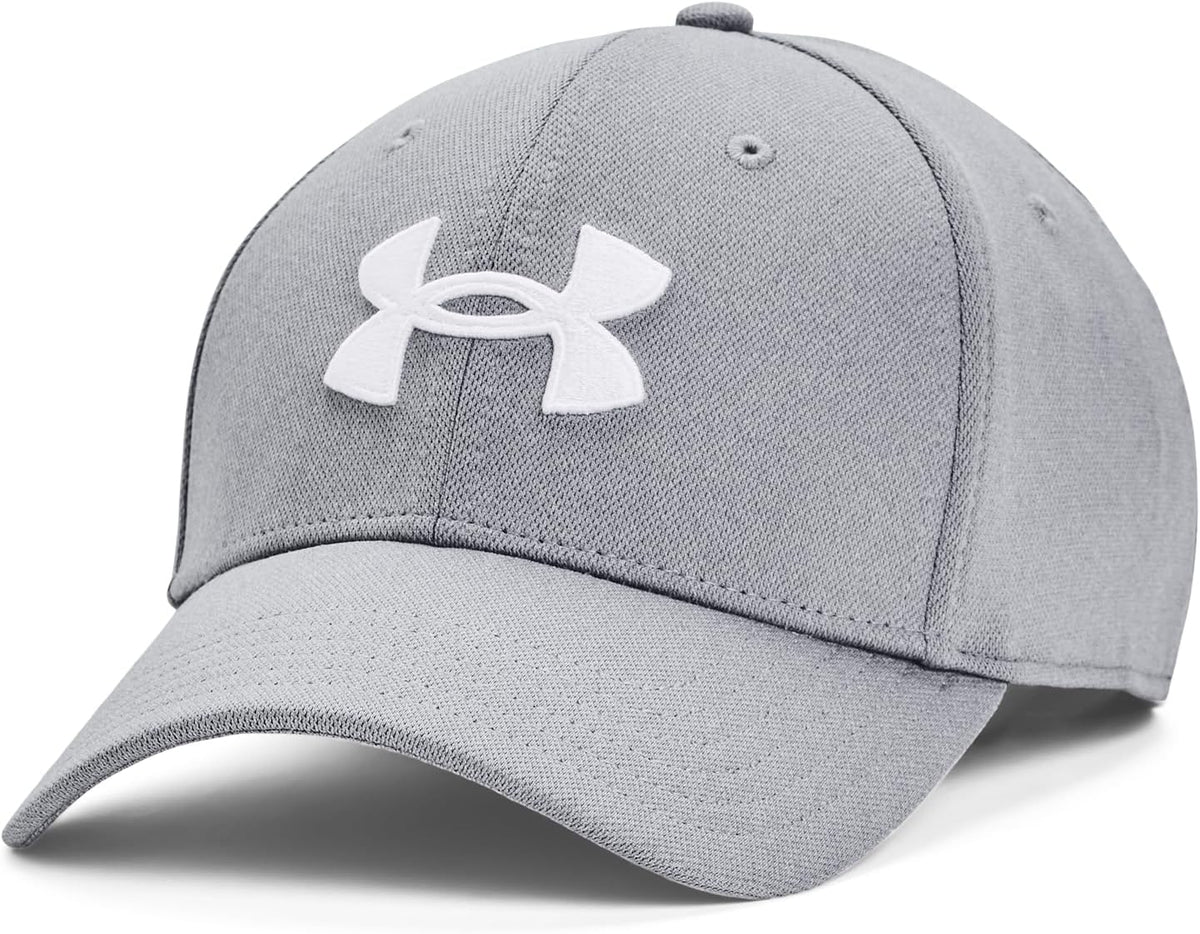 Under Armour Men's Blitzing Cap Stretch Fit - Medium - Large - (035) Steel / / White