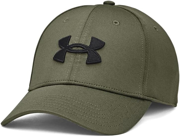 Under Armour Men's Blitzing Cap Stretch Fit - Medium - Large - (322) Greenwood / / Olive Tint