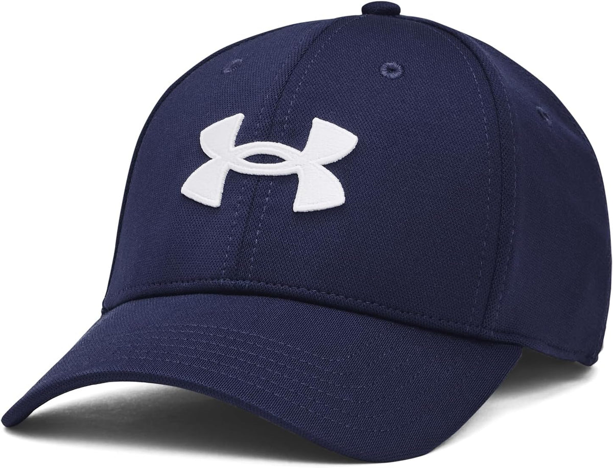 Under Armour Men's Blitzing Cap Stretch Fit - Small - Medium - (410) Midnight Navy / / White