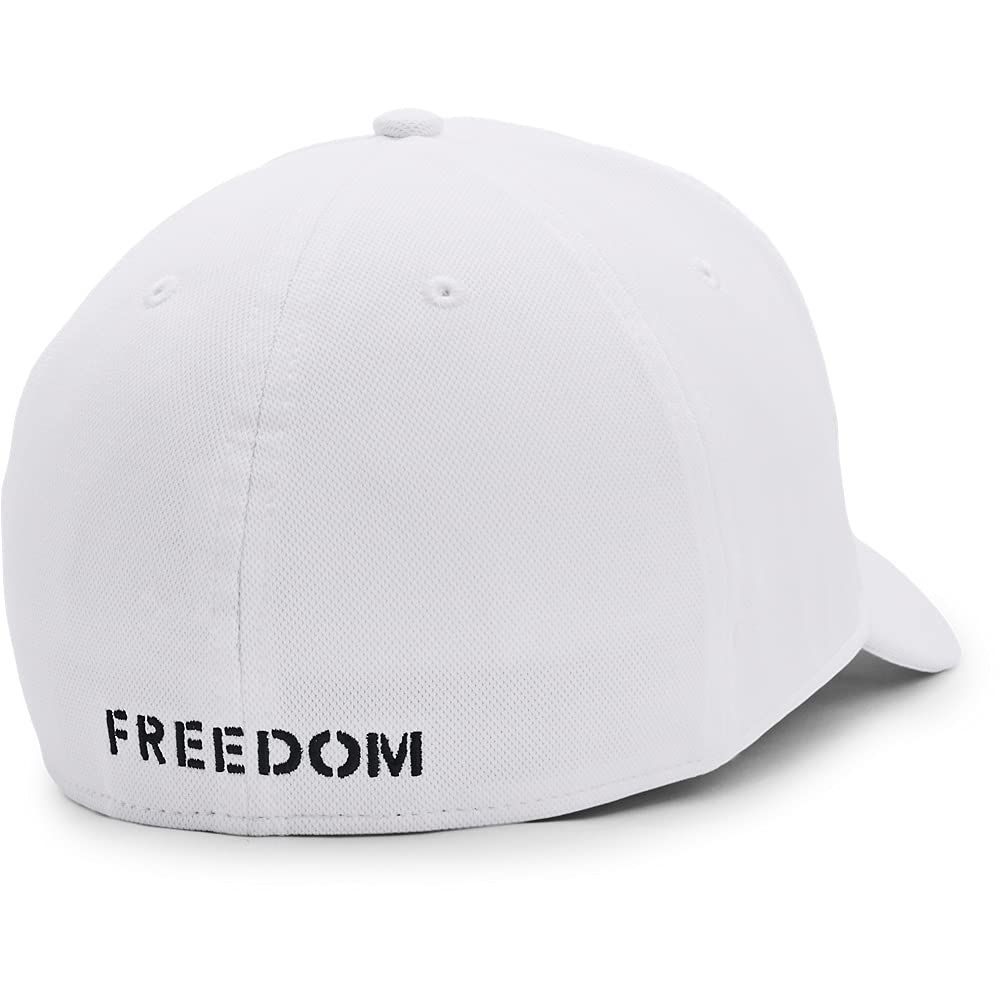 Under Armour Men's Freedom Blitzing Hat - Large - X - Large - White (100)/Black