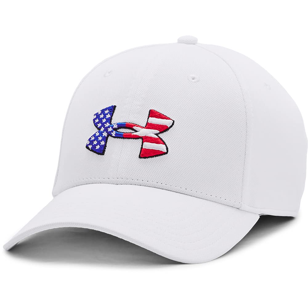 Under Armour Men's Freedom Blitzing Hat - Large - X - Large - White (100)/Black