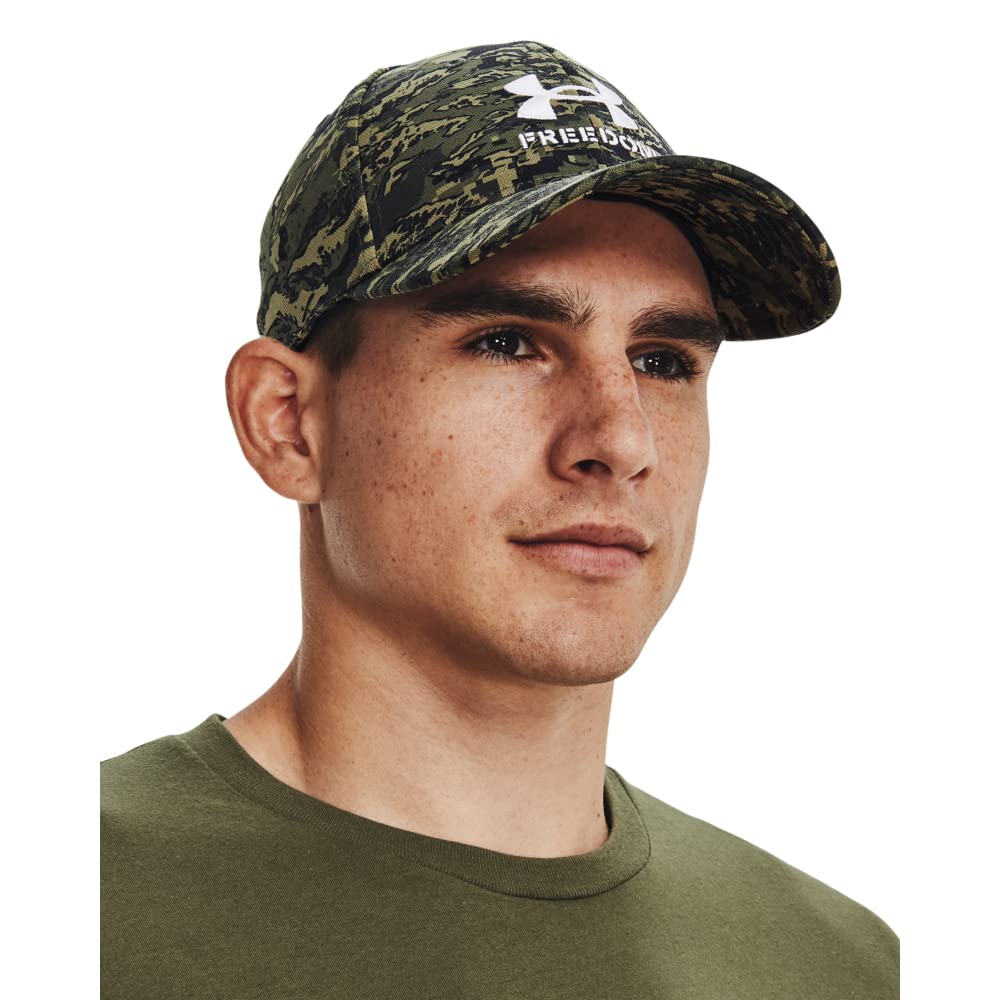 Under Armour Men's Freedom Blitzing Hat - Large - X - Large - White (100)/Black