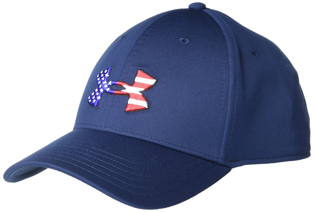 Under Armour Men's Freedom Blitzing Hat - Medium - Large - Black (001)/Red