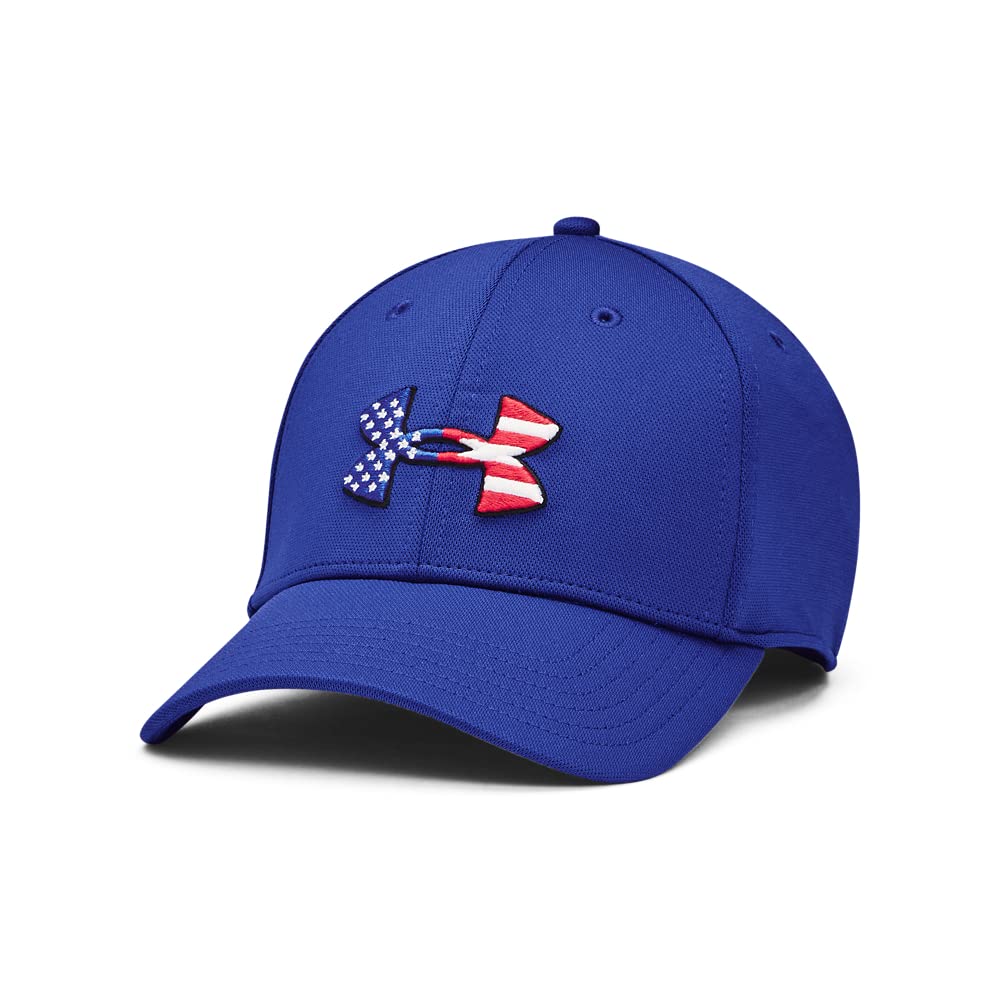 Under Armour Men's Freedom Blitzing Hat - Medium - Large - Black (001)/Red