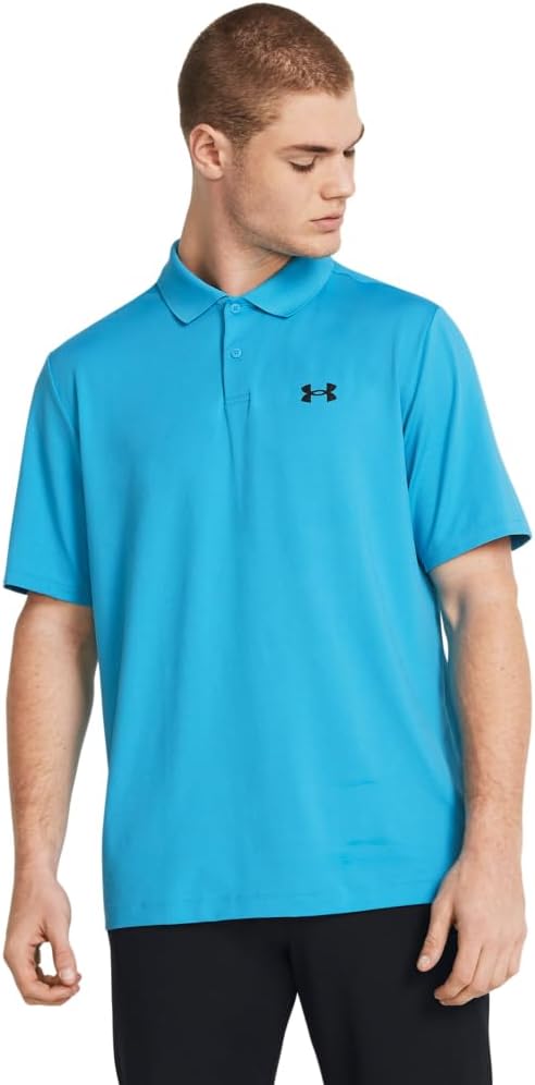 Under Armour Men's Matchplay Polo - (100) White / / Pitch Gray - Large Tall