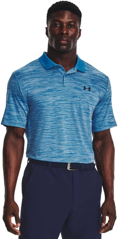 Under Armour Men's Matchplay Polo - (418) Blue Smoke / / Midnight Navy - Medium Tall