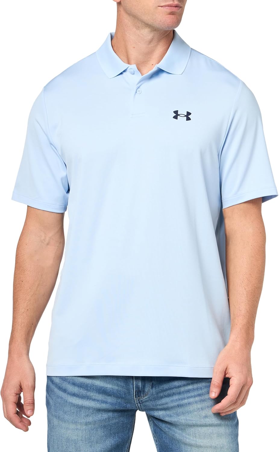 Under Armour Men's Matchplay Polo - (418) Blue Smoke / / Midnight Navy - Medium Tall