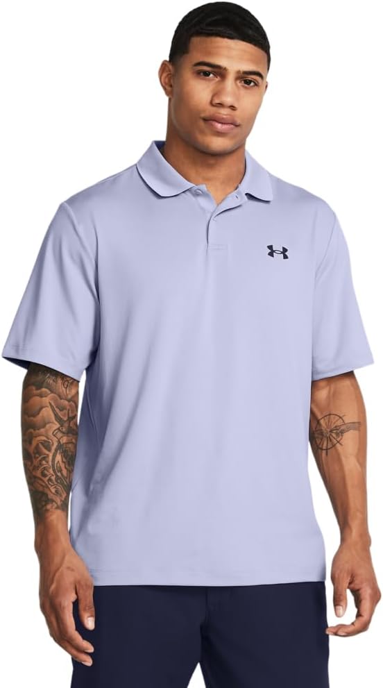 Under Armour Men's Matchplay Polo - (539) Celeste / / Midnight Navy - Large Tall