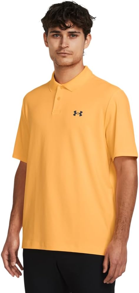 Under Armour Men's Matchplay Polo - (803) Nova Orange / / Downpour Gray - 4X - Large