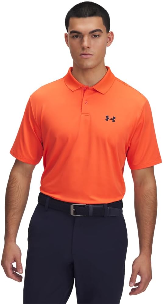 Under Armour Men's Matchplay Polo - (847) Fire / / Midnight Navy - 4X - Large