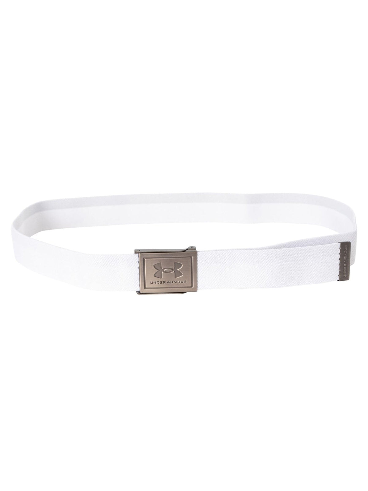 Under Armour Men's Stretch Webbing Belt - One Size Fits Most - (410) Midnight Navy / Khaki Base / Castlerock