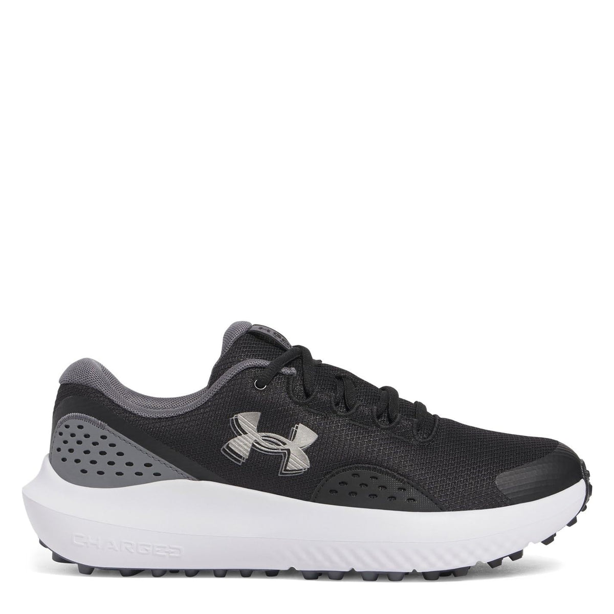 Under Armour Men's Surge Golf Cleat Sneaker - 9 - (014) Halo Gray/Halo Gray/Metallic Silver