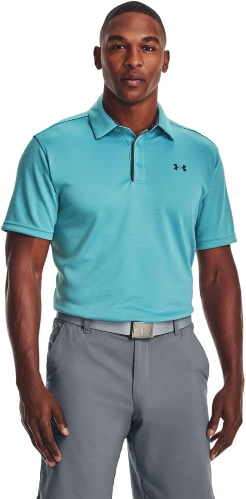 Under Armour Men's Tech Golf Polo - 4X - Large - Gravity Green (389)/Black