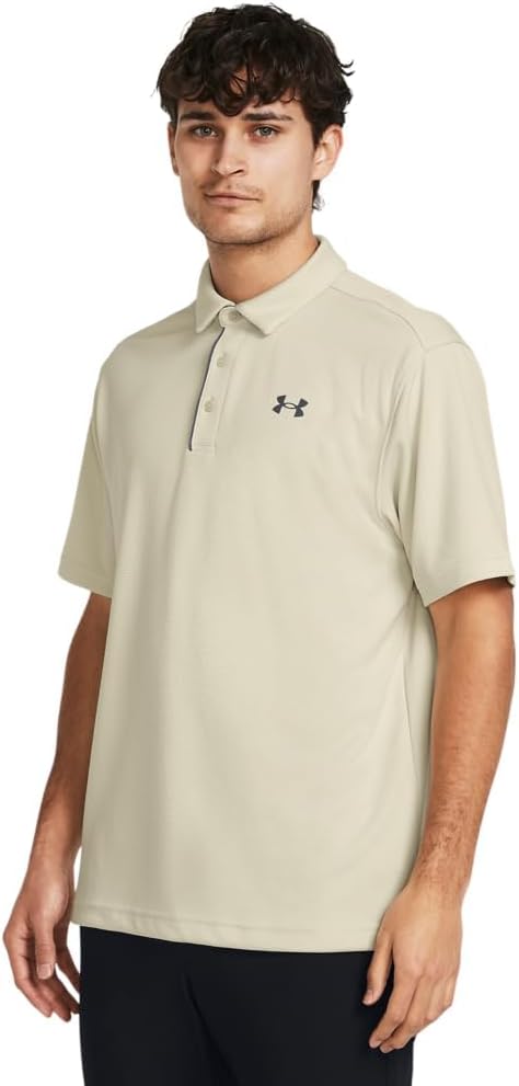 Under Armour Men's Tech Golf Polo - Small - (273) Silt / / Pitch Gray