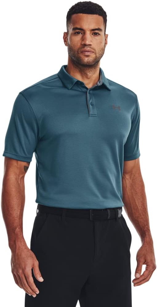 Under Armour Men's Tech Golf Polo - X - Large Tall - (418) Static Blue / / Pitch Gray