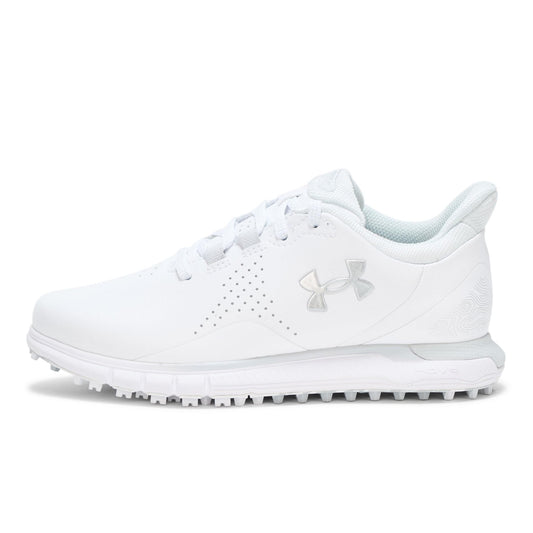 Under Armour Women's Drive Fade Spikeless Sneaker - 8.5 - (101) White/Prime Pink/Midnight Navy