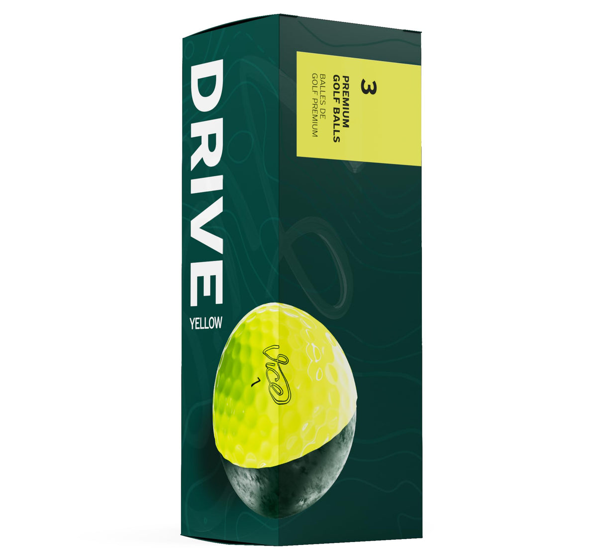 Vice Drive Golf Balls - Yellow - Generation 3