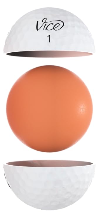 Vice Drive Golf Balls - Yellow - Generation 3