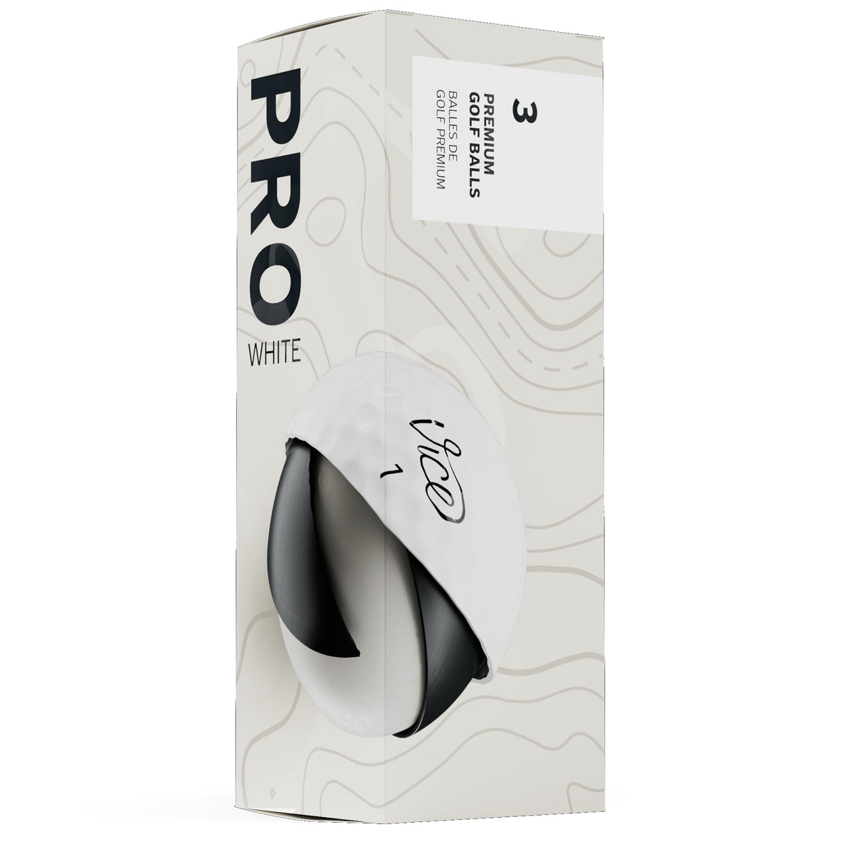 Vice Pro Golf Balls - White -