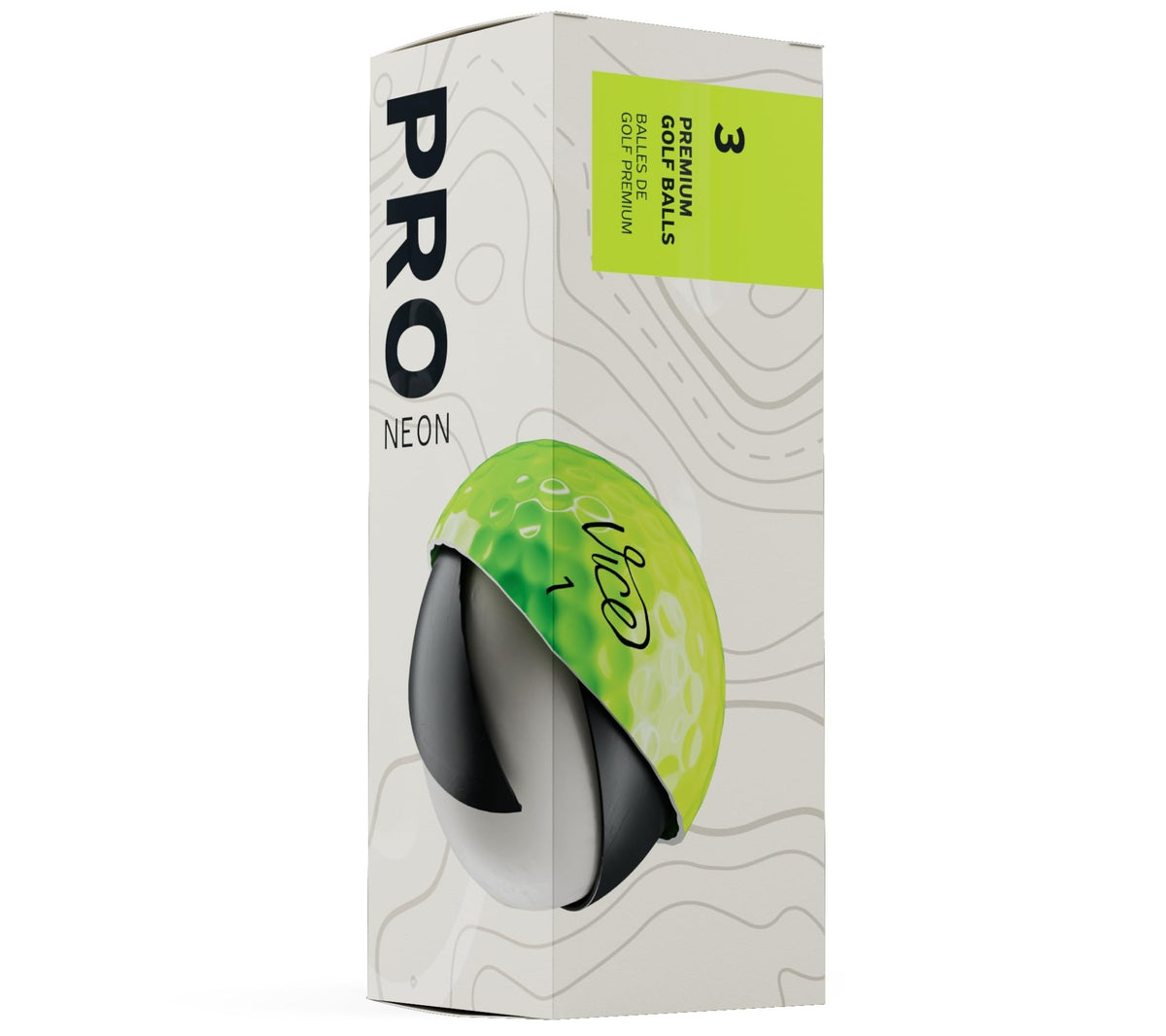 Vice Pro Golf Balls - White -