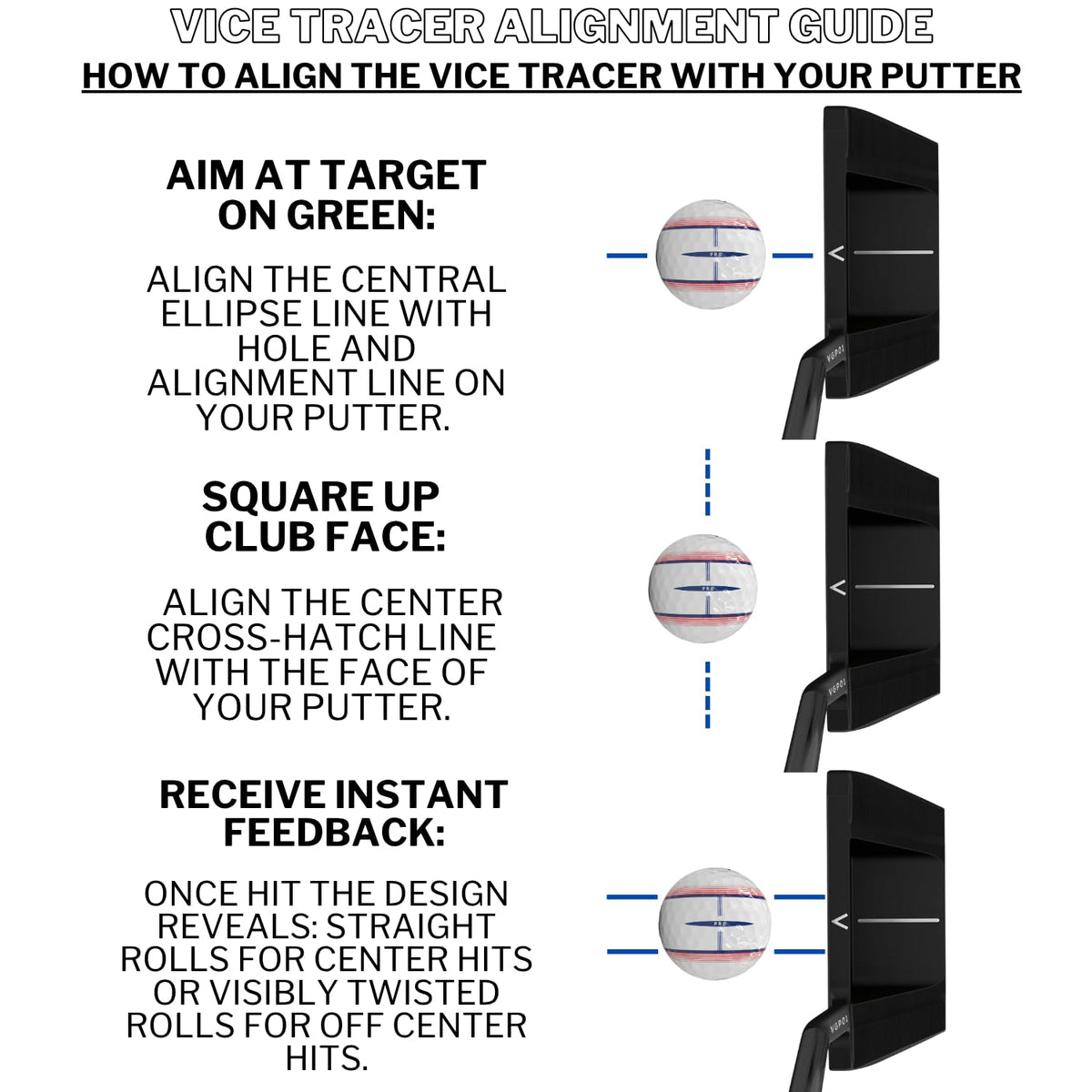 Vice Tracer Golf Balls - Vice