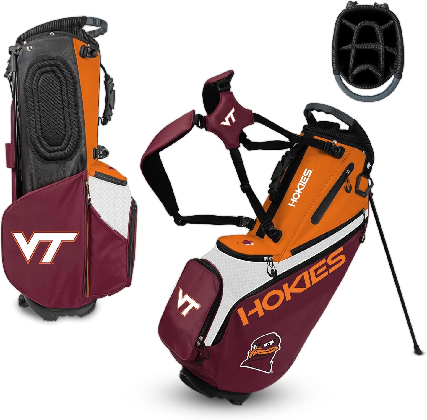 Virginia Tech Back Nine Stand Bag NCAA |Team Effort - Team Effort