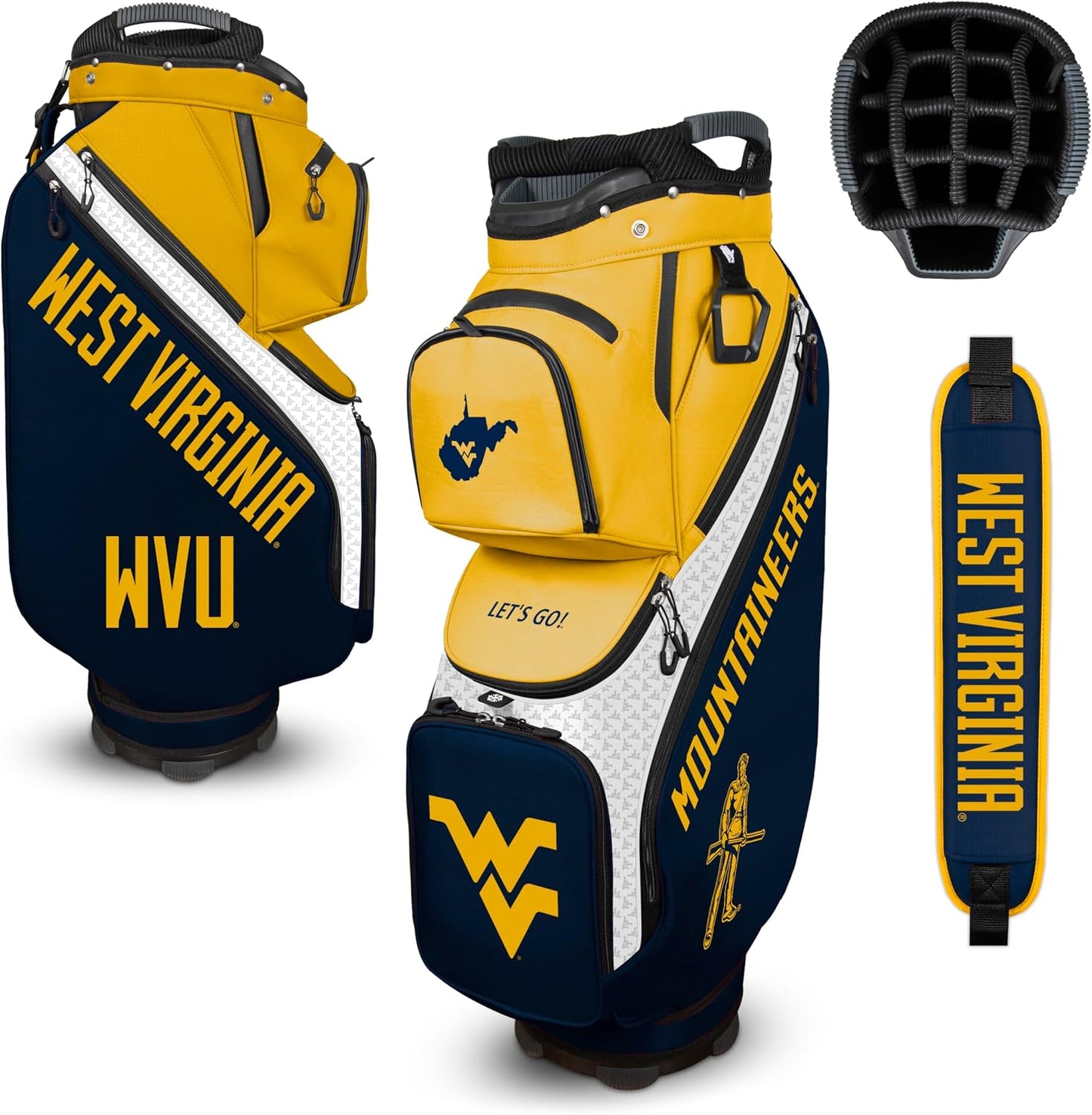 West Virginia Clubhouse Cooler Cart Bag NCAA |Team Effort - Team Effort