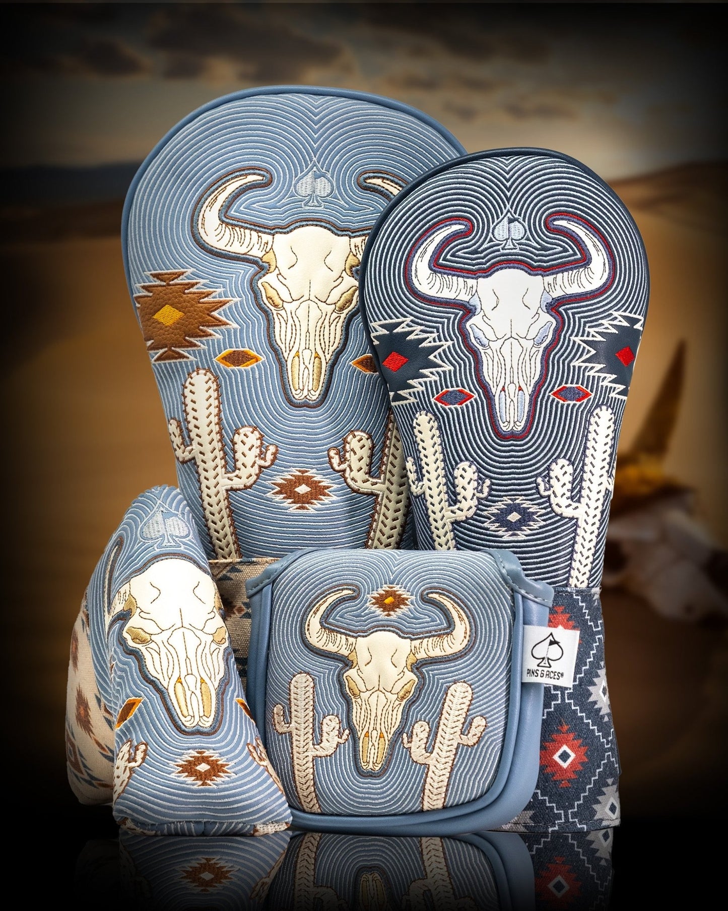 Western Aesthetic - Blade Putter Cover - Pins and Aces