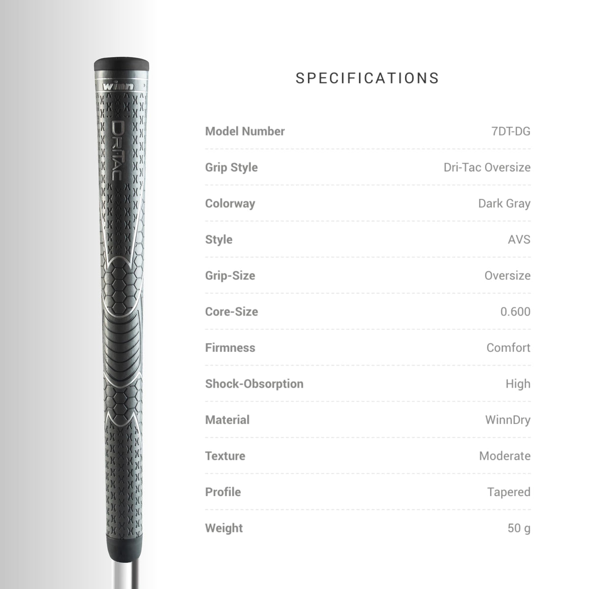 Winn Dri - Tac 9 Piece Golf Grip Bundle - Winn
