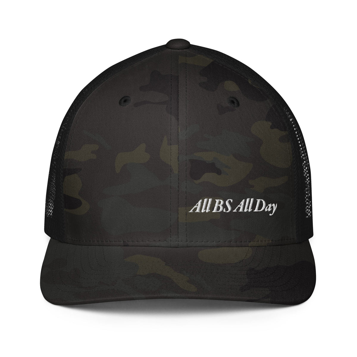 All BS All Day Closed-back trucker cap - Multicam Black/Black -