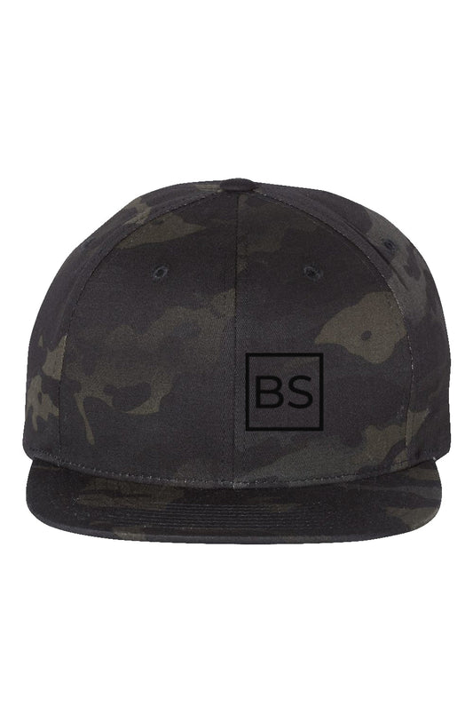 Black Square Classic Camo Hat - one size - MultiCam Black