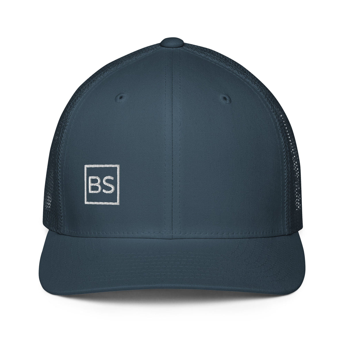 Black Square Closed-back trucker cap - Navy -