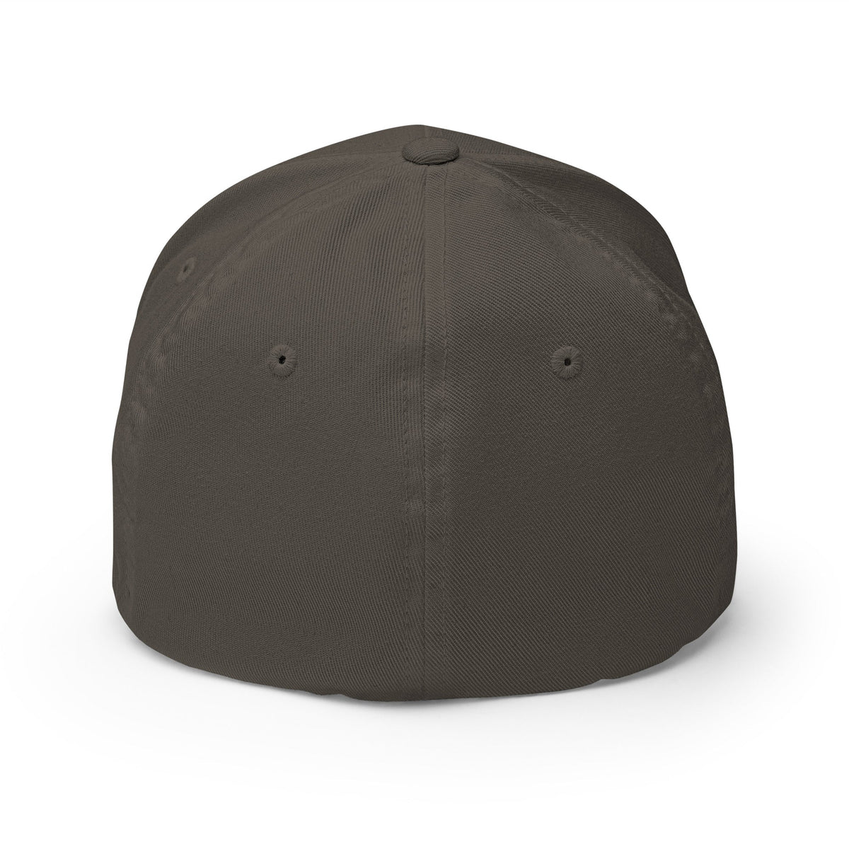 Black Square Golf Logo Flexfit Hat - Dark Grey - S/M