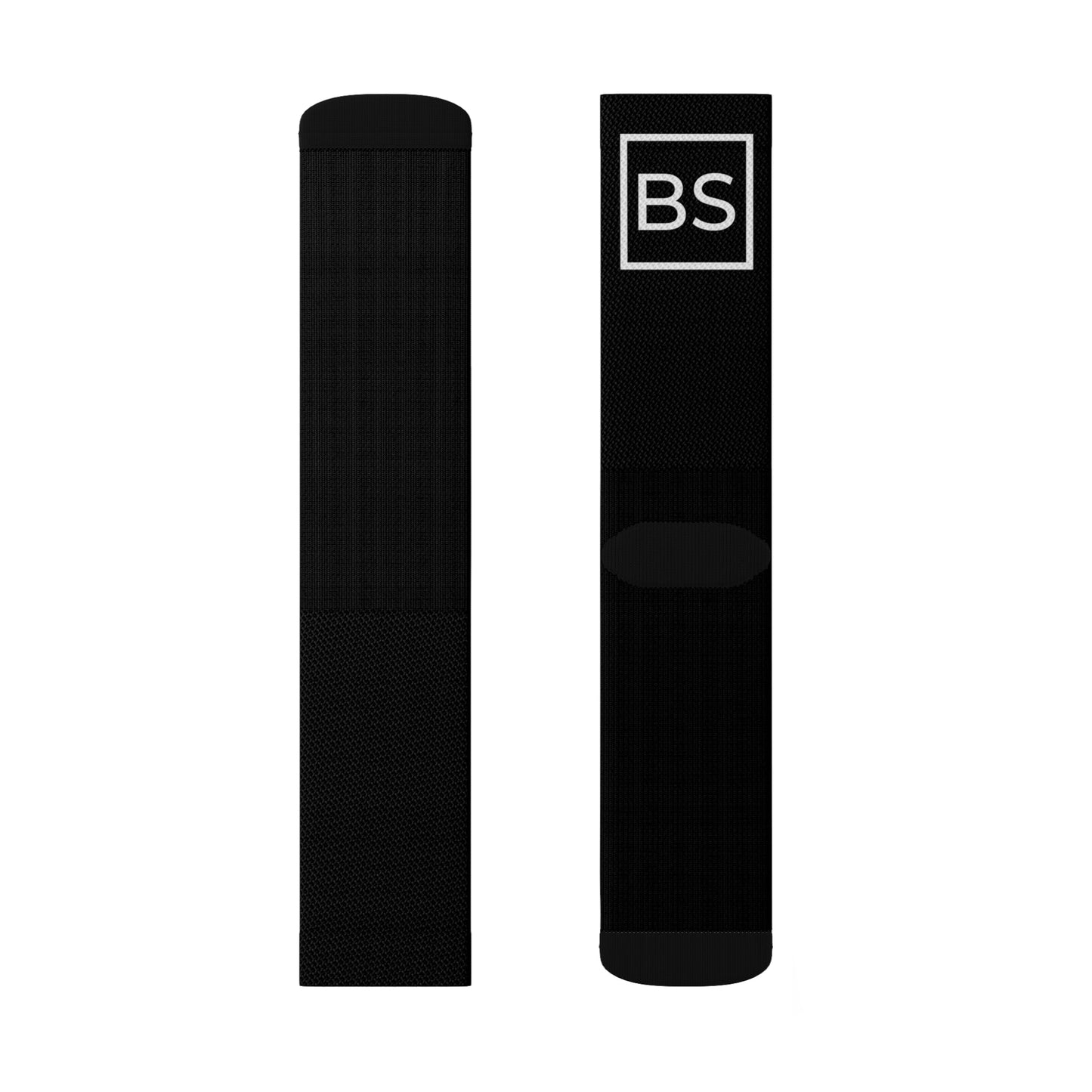 Black Square Golf Socks - L -