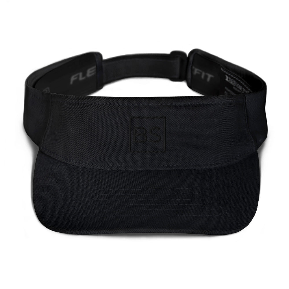 Black Square Visor - Black -