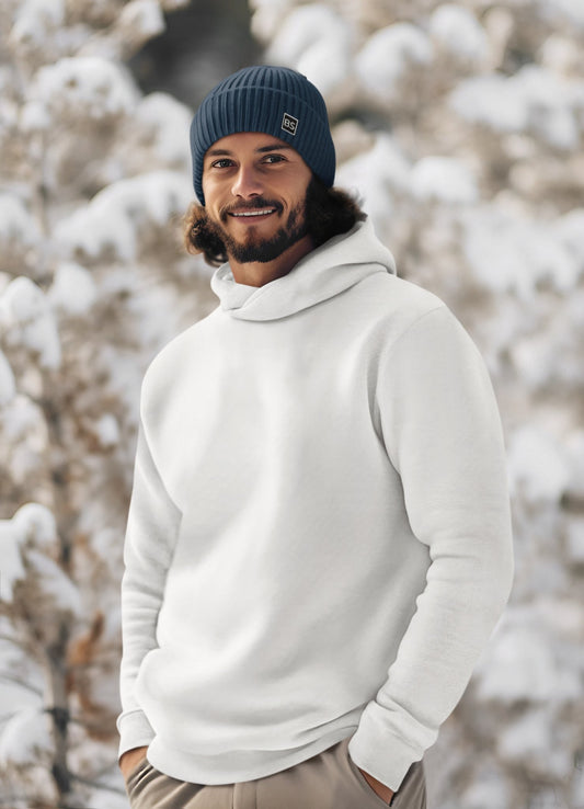 BS Chunky Knit Beanie - One Size - charcoal grey