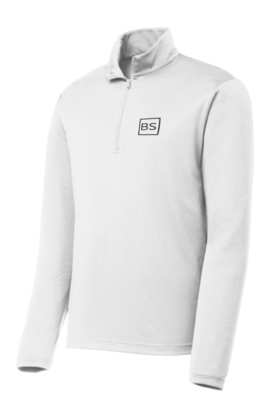 BS Quarter Zip - White - XS