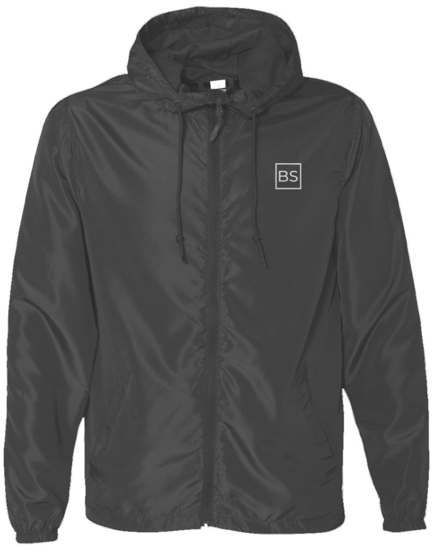 BS Water Resistant Lightweight Windbreaker - s - Graphite