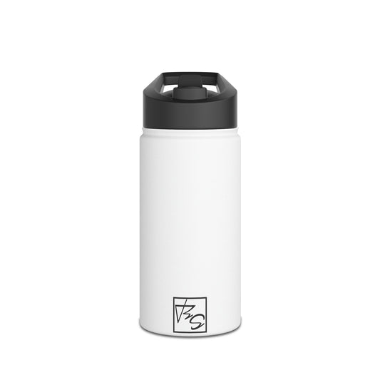 Stainless Steel Water Bottle, Standard Lid - 12oz - White