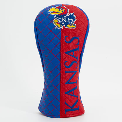 Team Golf Kansas DR/FW Quilted Headcovers