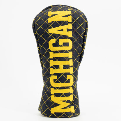 Team Golf Michigan DR/FW Quilted Headcovers