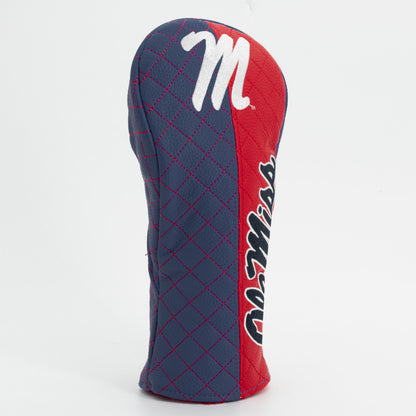 Team Golf Mississippi DR/FW Quilted Headcovers