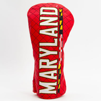 Team Golf Maryland DR/FW Quilted Headcovers
