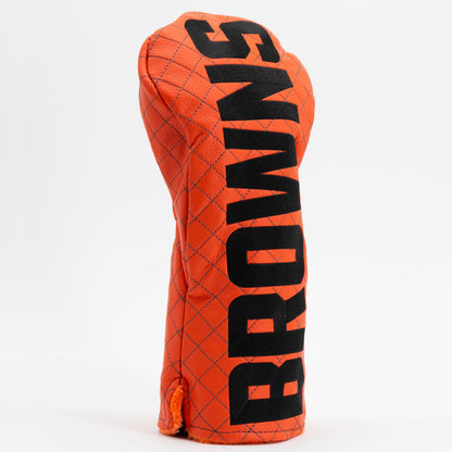 Team Golf Cleveland Browns DR/FW Quilted Headcovers