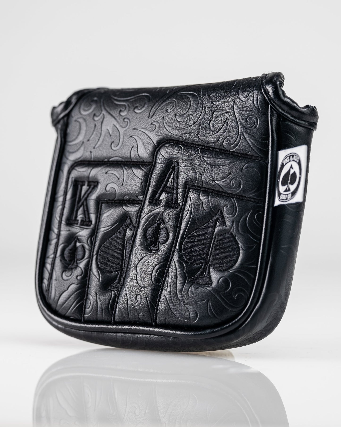 Blackout Ace of Spades - Mallet Putter Cover