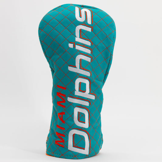Team Golf Miami Dolphins DR/FW Quilted Headcovers