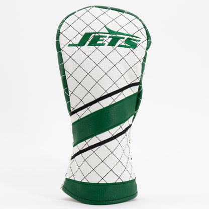 Team Golf New York Jets DR/FW Quilted Headcovers