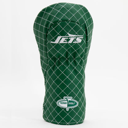 Team Golf New York Jets DR/FW Quilted Headcovers